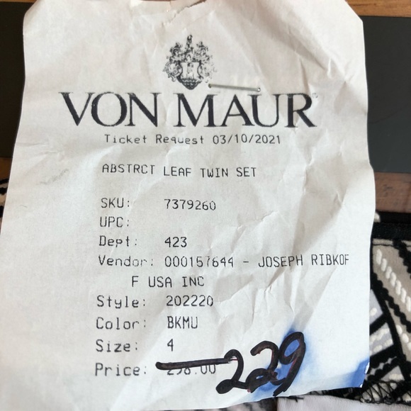 NWT Joseph Ribkoff jacket & tank set - Picture 3 of 15